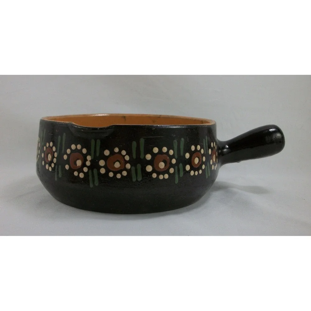 Alsace Lorraine Decorative Pot with Handle